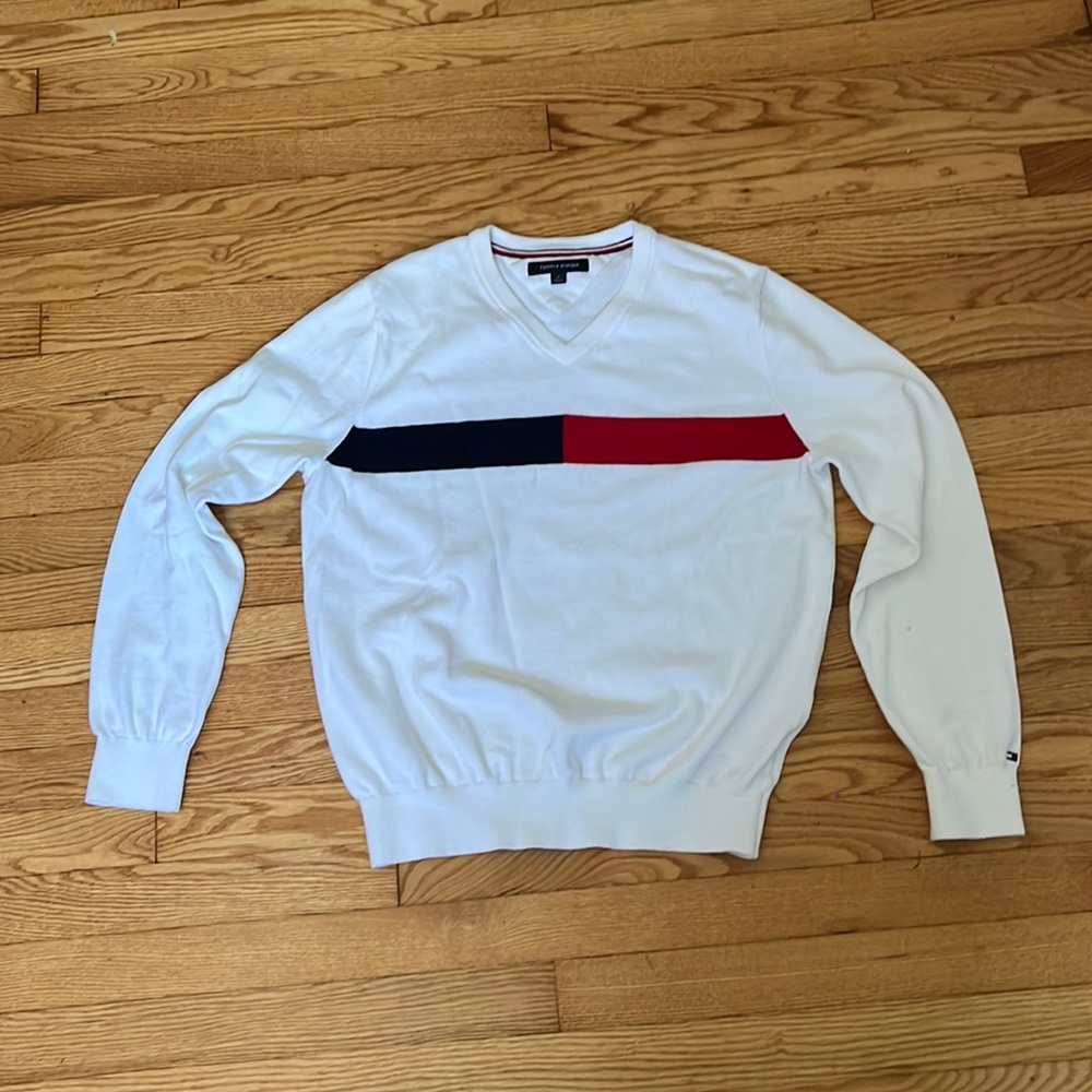 tommy hilfiger - white sweater
